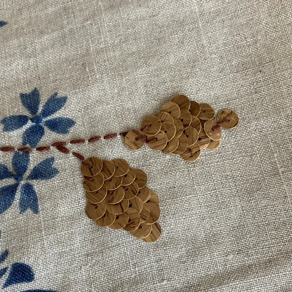 VINTAGE LINEN SKIRT SIZE 8 - Picture 5 of 8